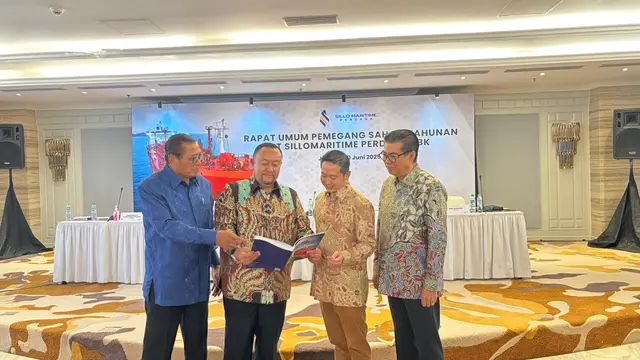 Rapat Umum Pemegang Saham Tahunan (RUPST) PT Sillomaritime Perdana Tbk (SHIP) di GHJ Suite, Jakarta. (Dok SHIP)