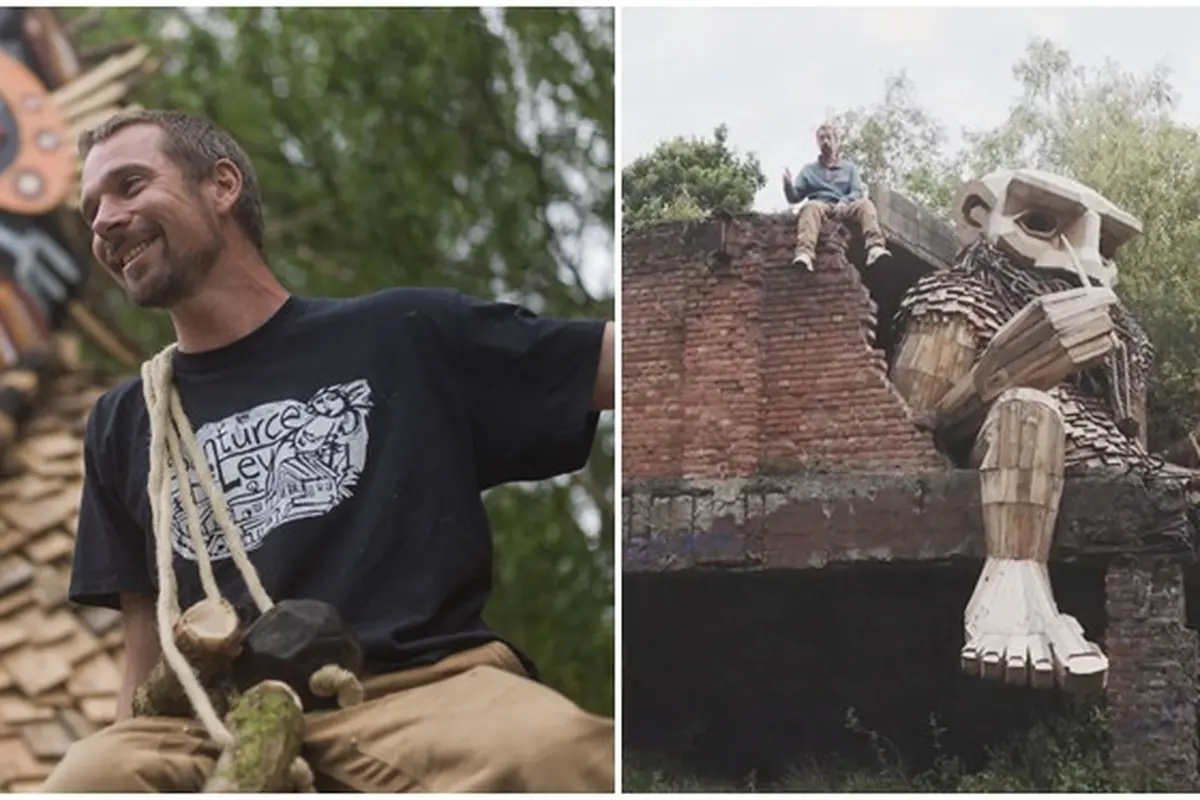 Pria Ini Buat Patung dari Kayu di Hutan, 6 Hasilnya Keren Banget