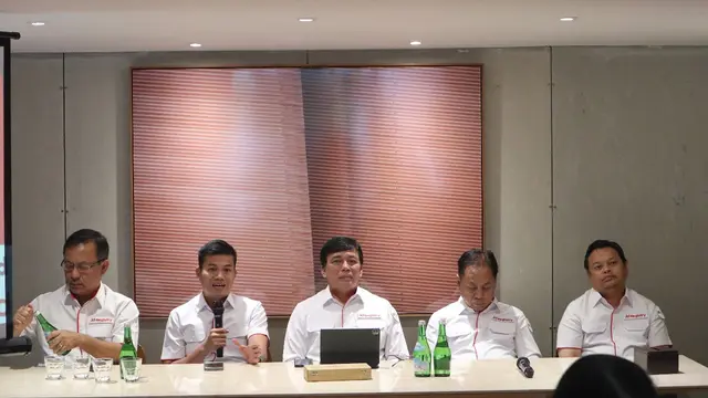 Pengelola Nama Domain Internet Indonesia (PANDI) menggelar konferensi pers terkait kinerja tahun 2023. Dok: PANDI