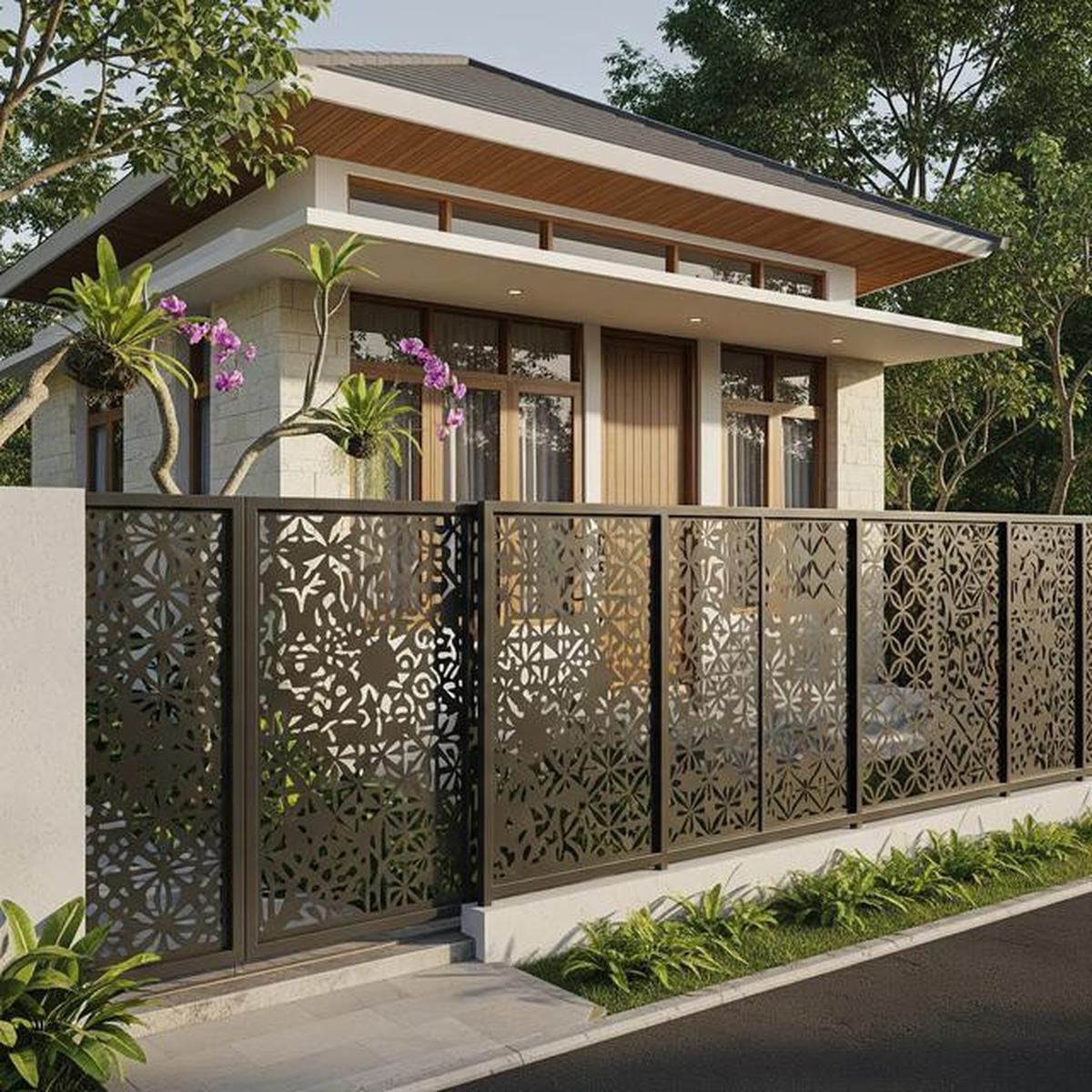 7 Model Pagar Rumah Kecil Tapi Kokoh dan Elegan, Cocok untuk Hunian Minimalis 2025