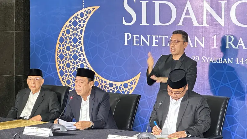 Sidang Isbat Penetapan 1 Ramadhan 1445 Hijriah/2024 Masehi.