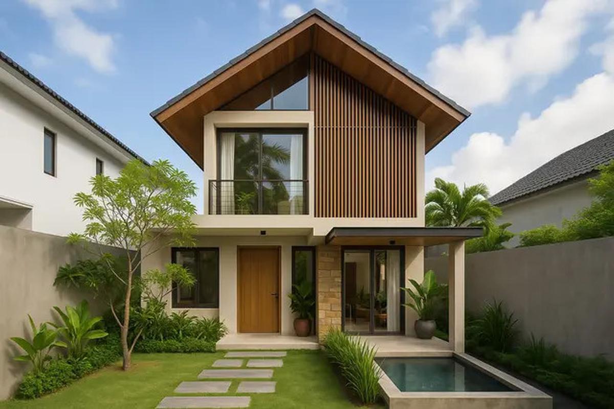 7 Desain Rumah Mewah Lahan Sempit, Hunian Nyaman dan Terasa Luas