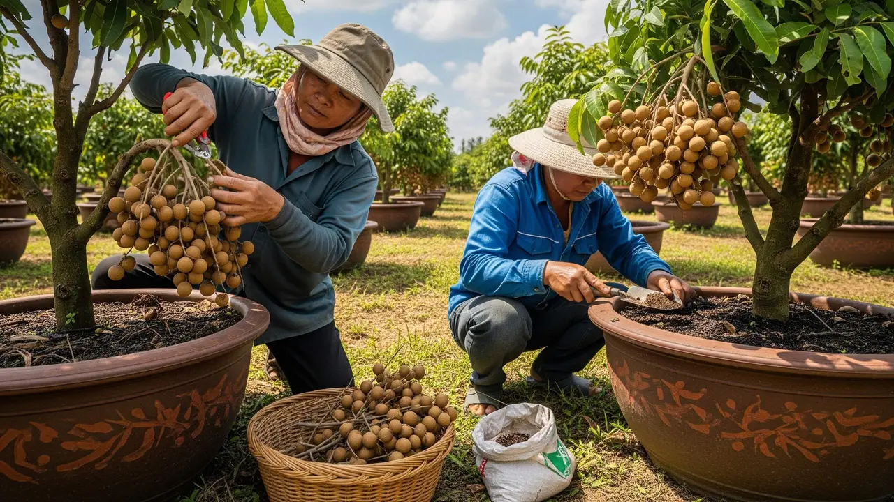 Cara Menanam Kelengkeng di Pot