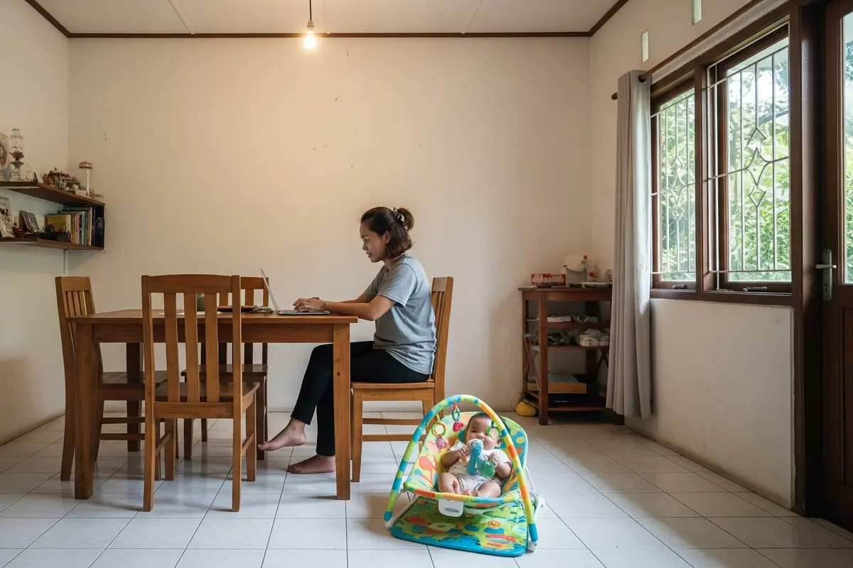 Ide Usaha Jasa Penulis Konten Daring untuk Ibu Rumah Tangga yang Punya Bayi