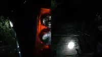 Viral Mobil Pemudik Nyasar di Hutan Tengah Malam, Pengemudi Berasa di Tol (Sumber: Twitter/@ndagels)