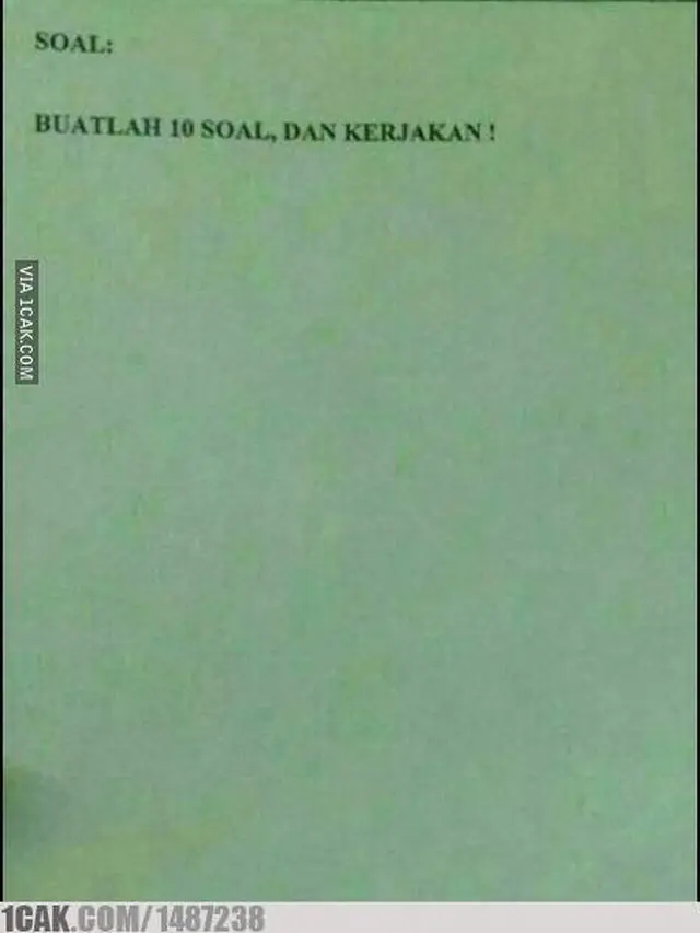 6 Soal Ujian Terlalu Sulit Dijawab Ini Bikin Murid Mikir Keras
