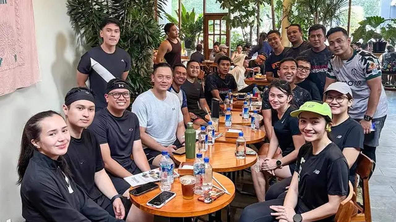6 Potret Beby Tsabina dan Febby Rastanty di Event Lari, Sarapan Bareng AHY