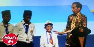 Didepan Jokowi, Anak SD Ini Kepeleset Sebut Ikan Tongkol