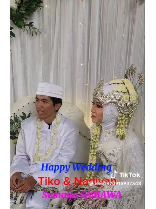 Tiko Anak Ibu Eny yang Pernah Viral Menikah, Ini 6 Potret Bahagianya