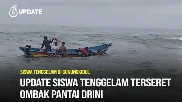 Perkembangan Siswa Tenggelam Terseret Ombak Pantai Drini