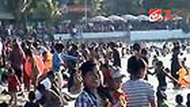 Gratis Biaya Masuk, Ribuan Warga Padati Ancol