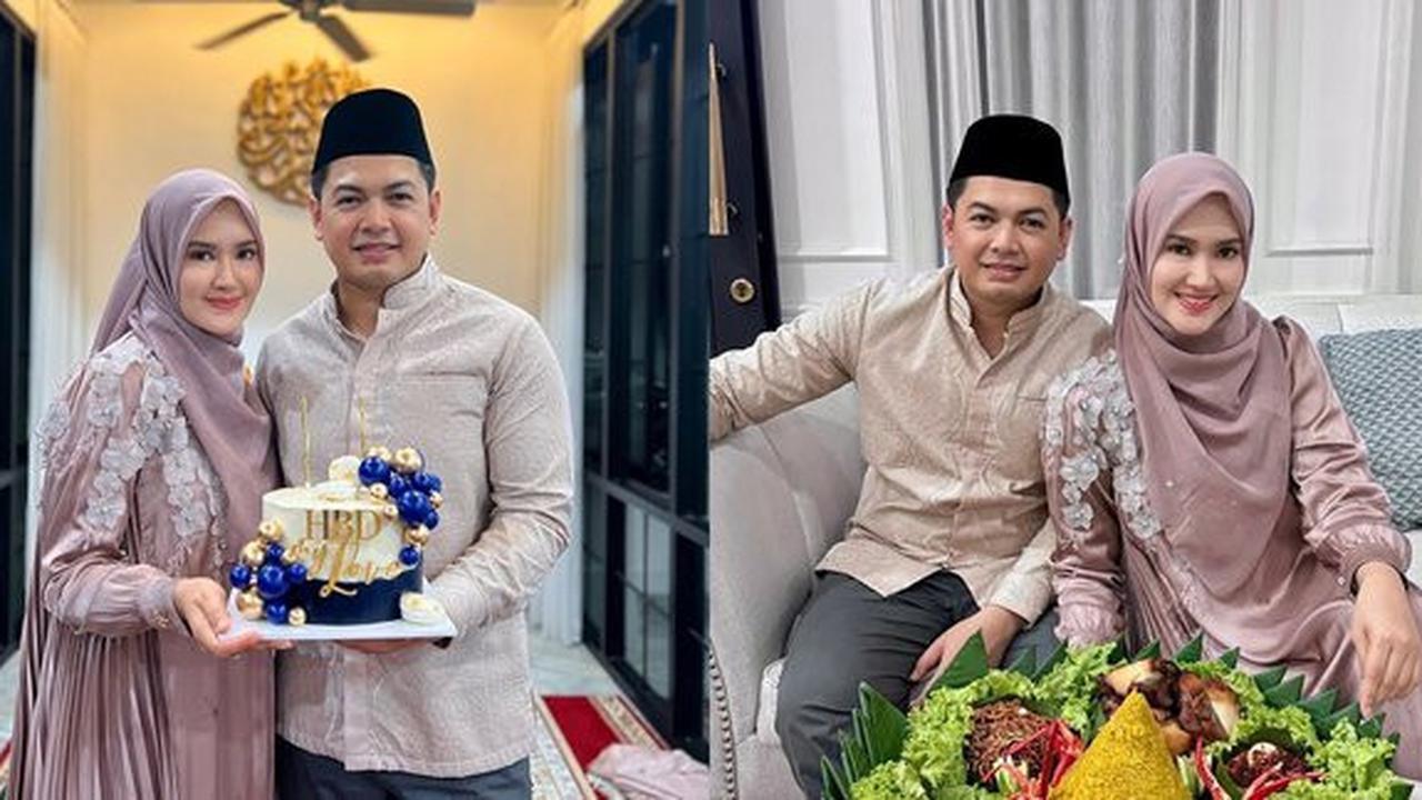 8 Foto Perayaan Ulang Tahun ke-40 Tommy Kurniawan, Menerima Kue dan Ucapan Indah dari Istrinya yang Menawan