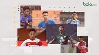 Pemain muda cemerlang di Liga 1 2019. (Bola.com/Dody Iryawan)