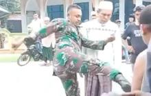 Pria Berseragam Loreng Ngamuk Tendang Kepala Warga Gara-Gara Istrinya Hamil Ketabrak 'Baru Dua Minggu Hamil
