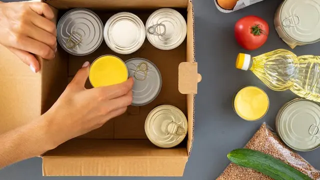 Simpan makanan dengan benar