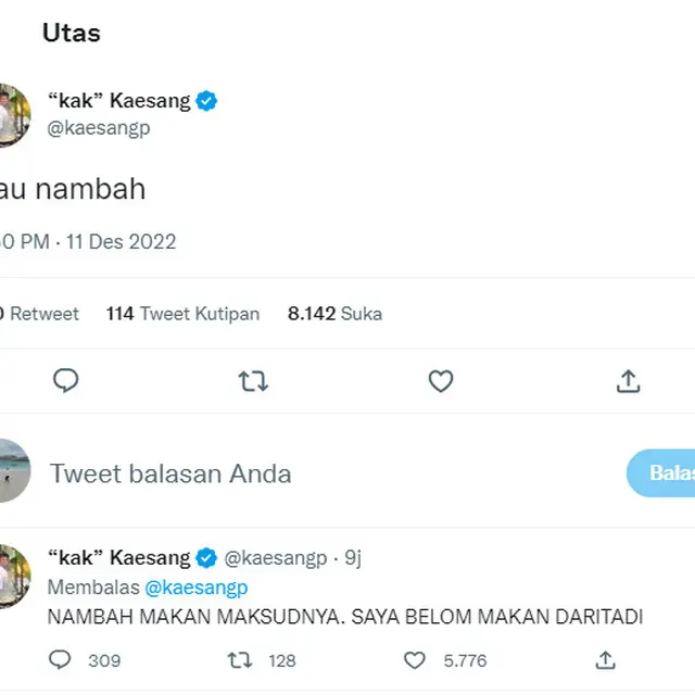 8 Cuitan Nyeleneh Kaesang Setelah Menikah, Sempat Kirim Tweet saat Kirab