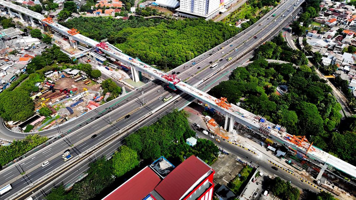 Proyek Light Rail Transit (LRT) Jakarta Fase 1B Velodrome-Manggarai