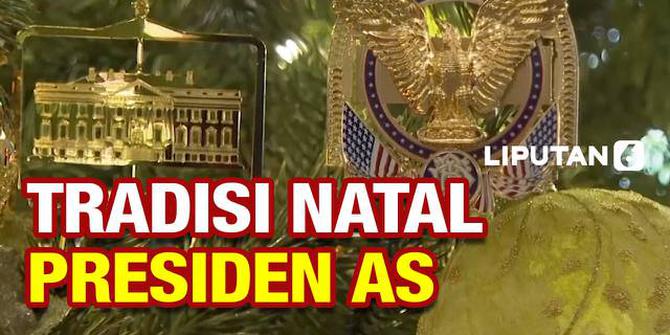 VIDEO: Ornamen Natal Gedung Putih, Warisan Natal Keluarga Presiden Amerika Serikat