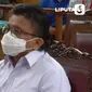 Ekspresi wajah Ferdy Sambo datar, saat Jaksa Penuntut Umum di Pengadilan Jakarta Selatan meminta majelis hakim menjatuhkan hukuman penjara seumur hidup pada mantan Eks Kadiv Propam Polri tersebut.