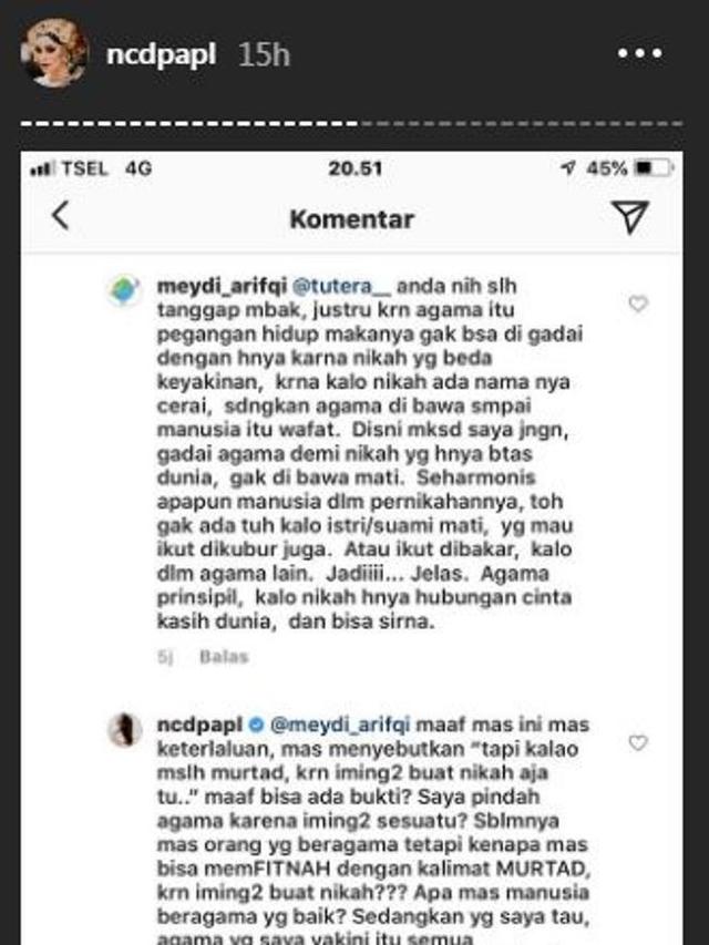 Nora Alexandra (Foto: Instagram/@ncdpapl)