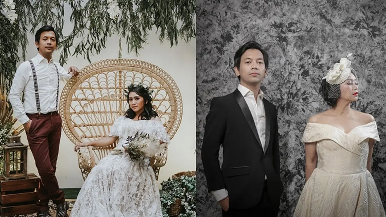 8 Tahun Menikah, Ini 6 Pemotretan Anniversary Rian D'Masiv dan Istri Bak Pengantin