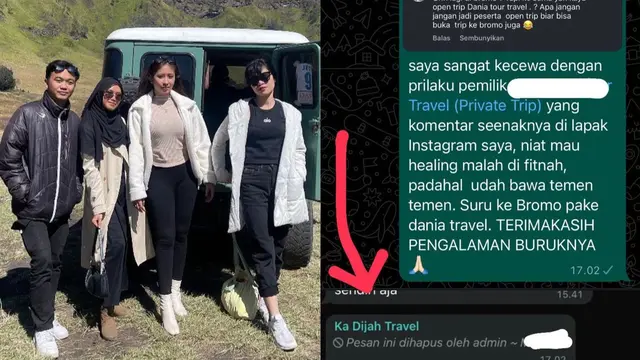 Seorang wisatawan mendapat pengalaman buruk saat ikut open trip ke Bromo