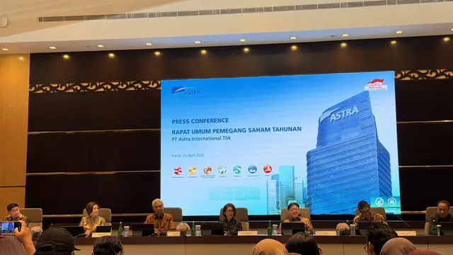 Rapat Umum Pemegang Saham Tahunan  (RUPST) PT Astra International Tbk (ASII), di Menara Astra, Jakarta, Kamis (23/4/2026). (Foto: Liputan6.com/Tira Santia)