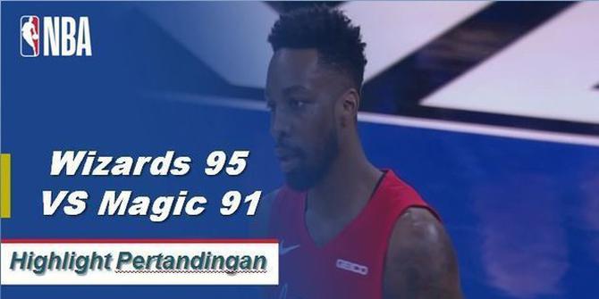 Cuplikan Hasil Pertandingan NBA : Wizards 95 VS Magic 91