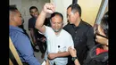 Wakil Ketua KPK, Bambang Widjojanto menggelar jumpa pers pengunduran dirinya di Gedung KPK, Jakarta, Senin (26/1/2015). (Liputan6.com/Herman Zakharia) 