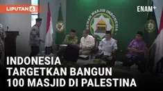 Indonesia Bakal Bangun 10 Masjid di Palestina