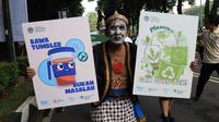 Funwalk&nbsp;dalam rangkaian&nbsp;Expo dan Forum Hari Lingkungan Hidup Sedunia 2025, 22 Juni 2025. (dok. Humas KLH)