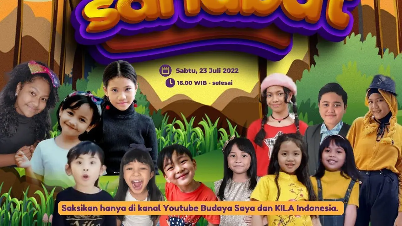Pentas Kita Cinta Lagu Anak (KILA) yang bertajuk “Senandung Untuk Sahabat” digelar pada Sabtu (23/7/2022).