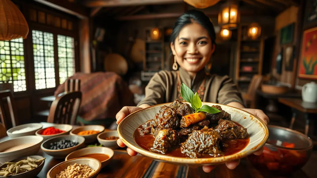 resep rendang padang 2 kg daging