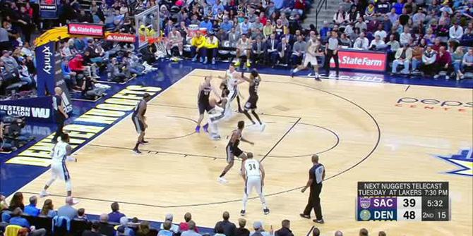 VIDEO : Cuplikan Pertandingan NBA, Nuggets 130 vs Kings 104