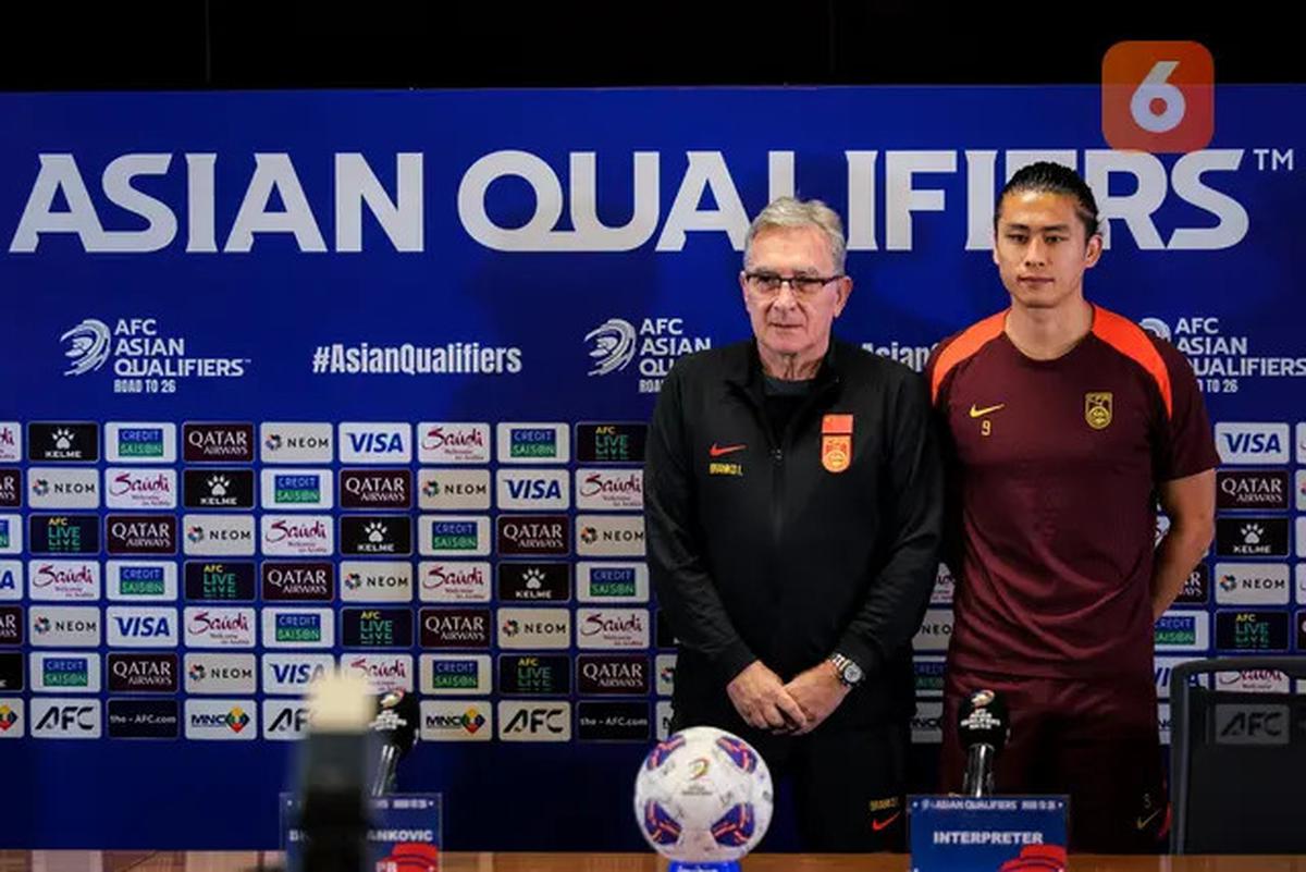 Pelatih China Akui Timnas Indonesia Bukan Lawan yang Enteng
