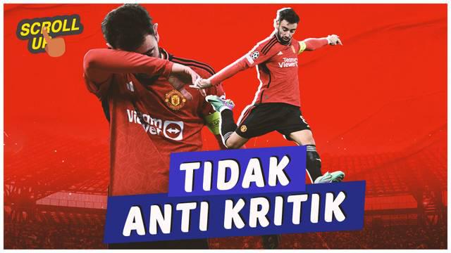 Berita video, scroll up kali ini membahas kapten Manchester United, Bruno Fernandes yang menanggapi positif kritikan yang diberikan kepadanya.