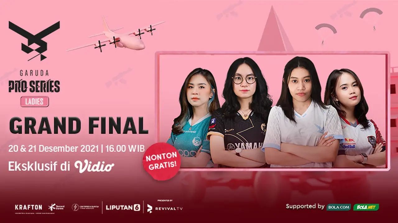 Sedang Berlangsung, Live Streaming Grand Final Garuda Pro Series Ladies League Season 0 di Vidio