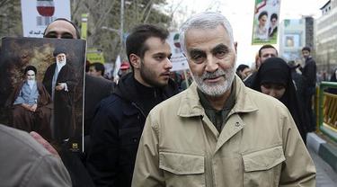Qasem Soleimani, Jenderal Militer Iran yang tewas dalam serangan AS.