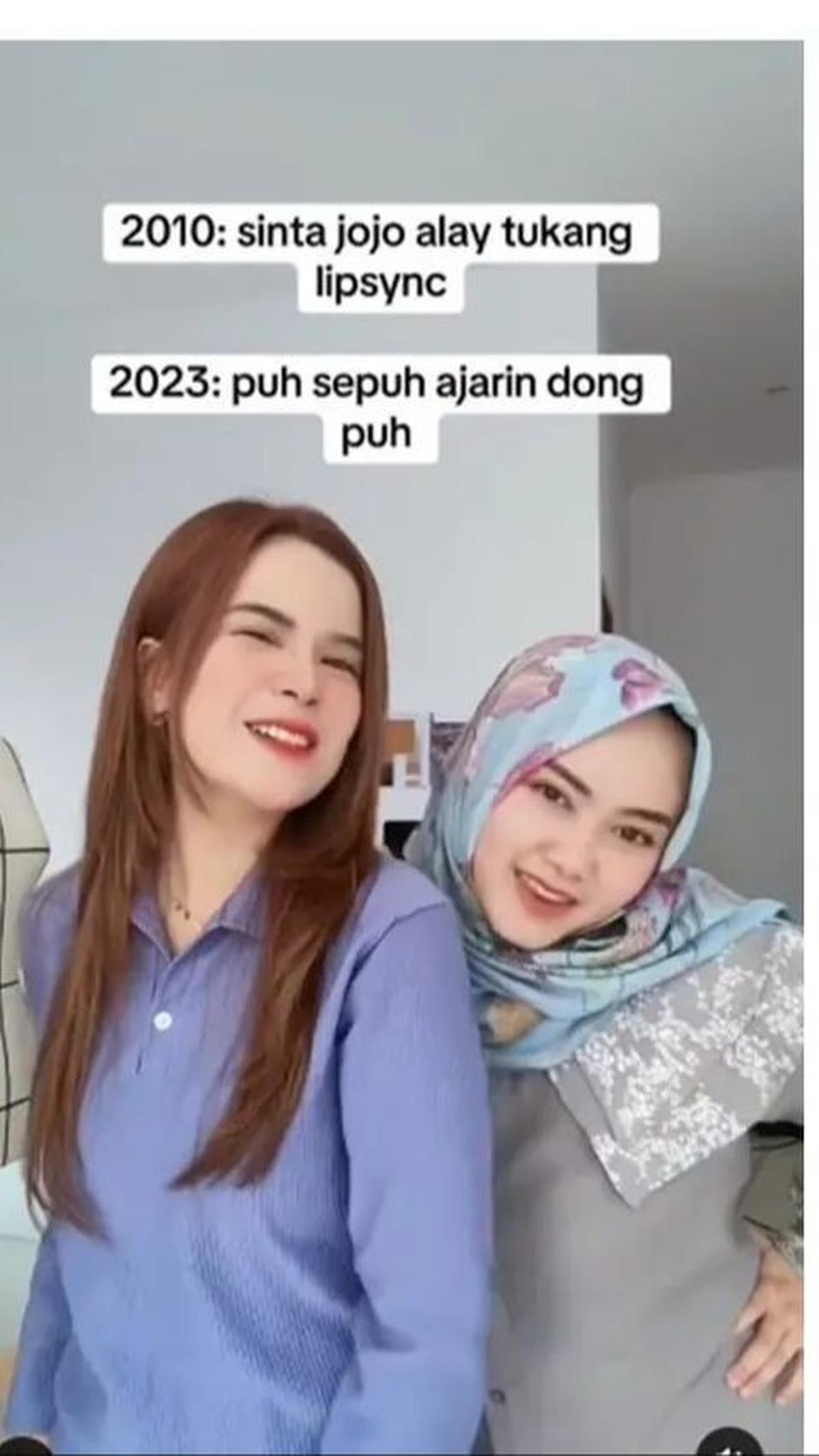 Di media sosial, netizen menyebut Sinta dan Jojo sebagai sesepuh TikToker.