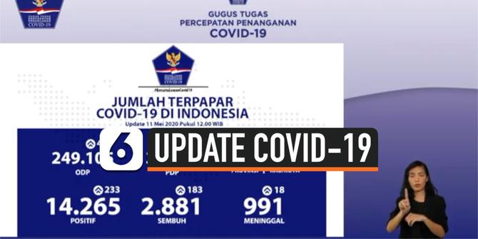 VIDEO: Update 11 Mei, 2.881 Pasien Sembuh Covid-19 di Indonesia