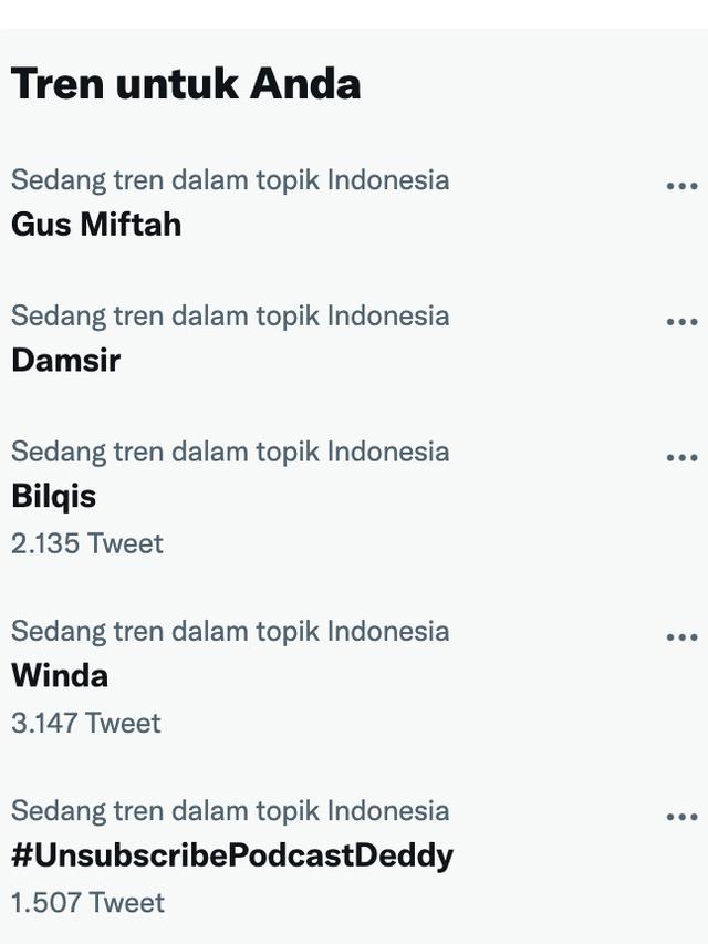 Gus Miftah ikut trending setelah konten wawancara Deddy Corbuzier dikecam publik.