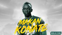 Makan Konate. (Bola.com/Dody Iryawan)