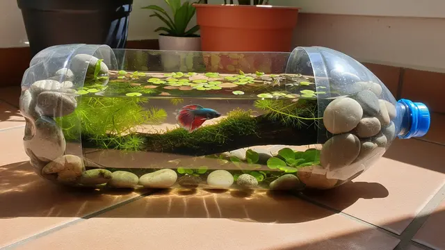 Ide Galon Bekas Jadi Kolam Ikan Cupang di Teras Rumah