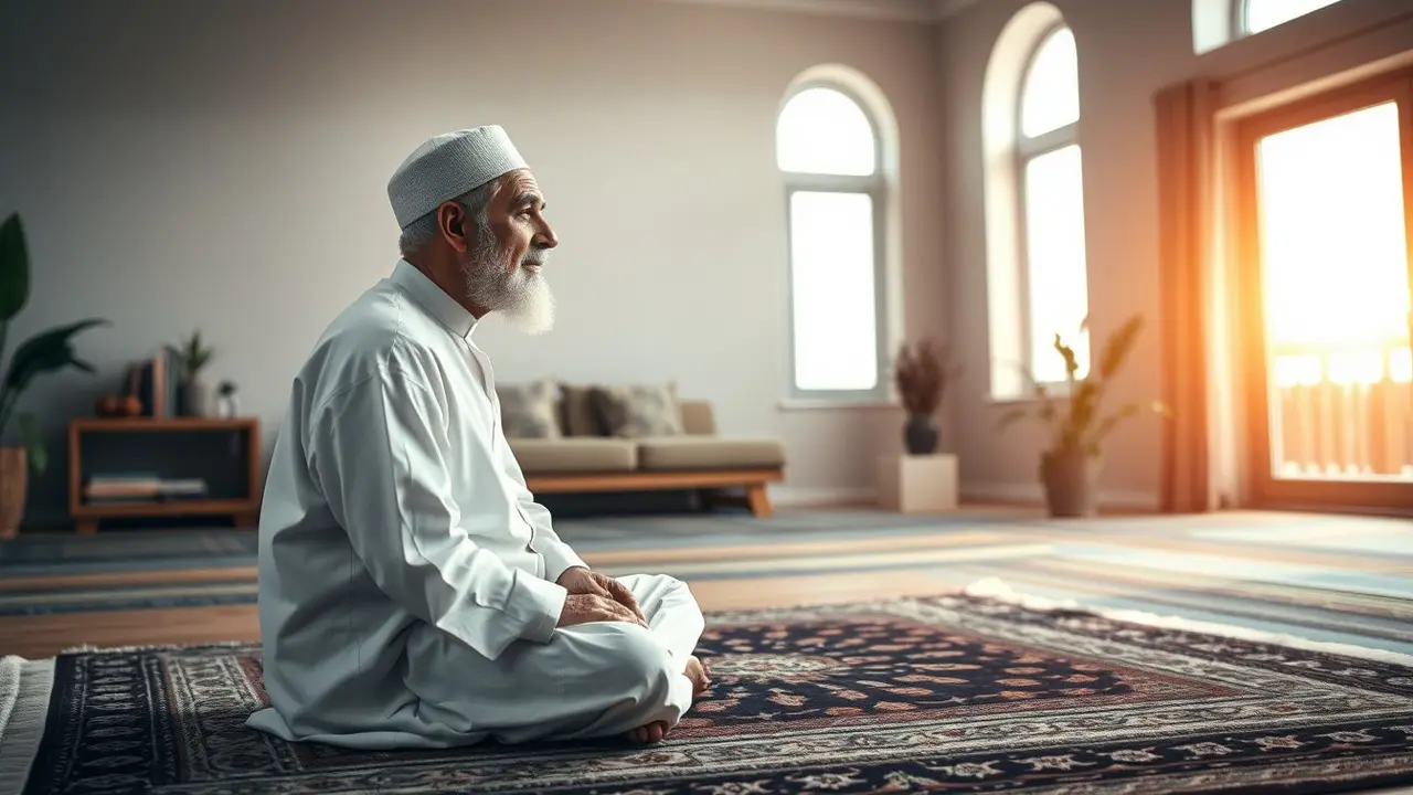 tata cara sholat duduk