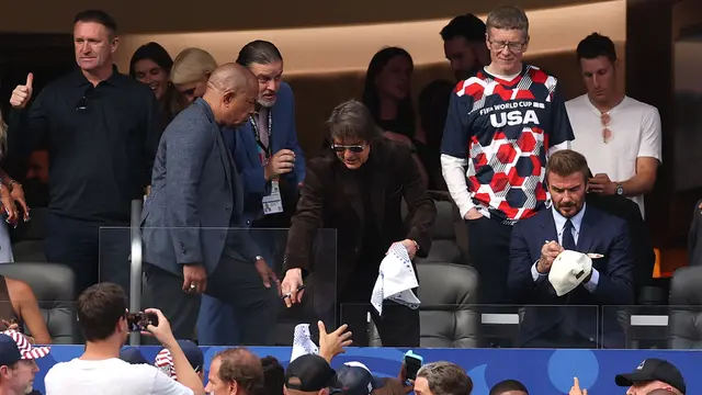 Foto: David Beckham dan Tom Cruise Bikin Salfok Penonton Piala Dunia 2026 di Amerika Serikat