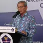 Juru Bicara Pemerintah untuk Penanganan COVID-19 di Indonesia, Achmad Yurianto saat konferensi pers Corona di Graha BNPB, Jakarta, Sabtu (6/6/2020). (Dok Badan Nasional Penanggulangan Bencana/BNPB)