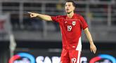 Gelandang Timnas Indonesia, Thom Haye, dalam duel melawan Chinese Taipei pada FIFA Matchday di Stadion Gelora Bung Tomo, Jakarta, Jumat (6/9/2025). (Bola.com/Abdul Aziz)