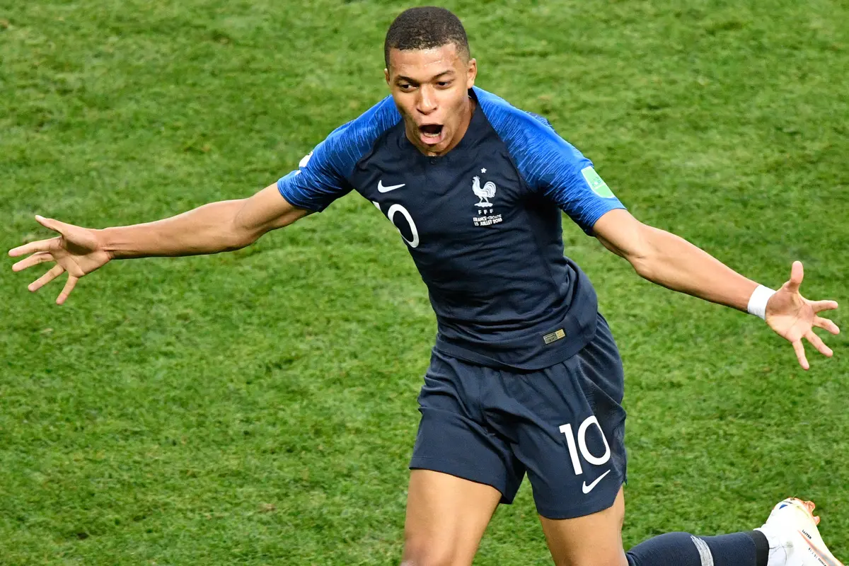 Striker Prancis Kylian Mbappe Cetak Gol Keempat