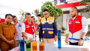 Pastikan Energi Lancar Saat Nataru, Wamen ESDM Cek Langsung Fasilitas BBM di Tapanuli Utara