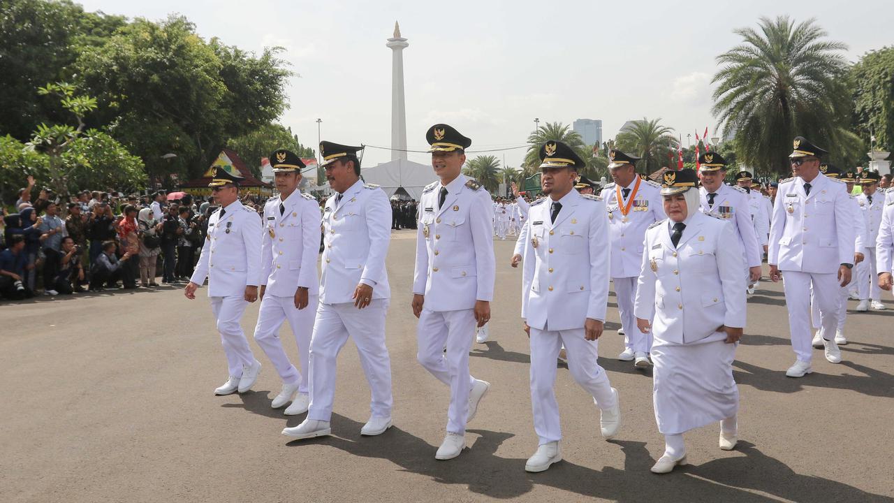 FOTO: Pertama dalam Sejarah, 961 Kepala Daerah dan Wakilnya Resmi Dilantik Serentak di Istana Merdeka